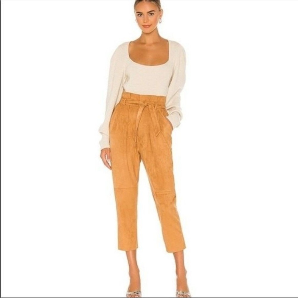 Free people Nightfall Vegan Suede pant size 12